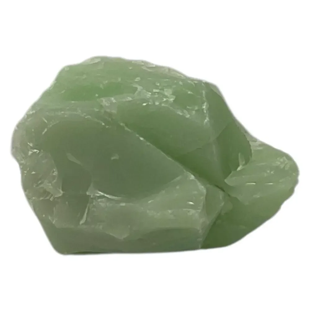 Lime‎ Green Art Glass Cullet Glowing Manganese Slag #5GL151
